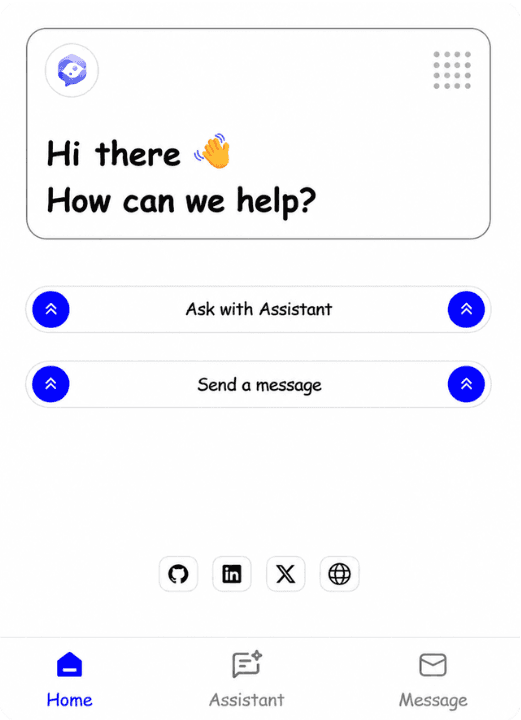 app screen